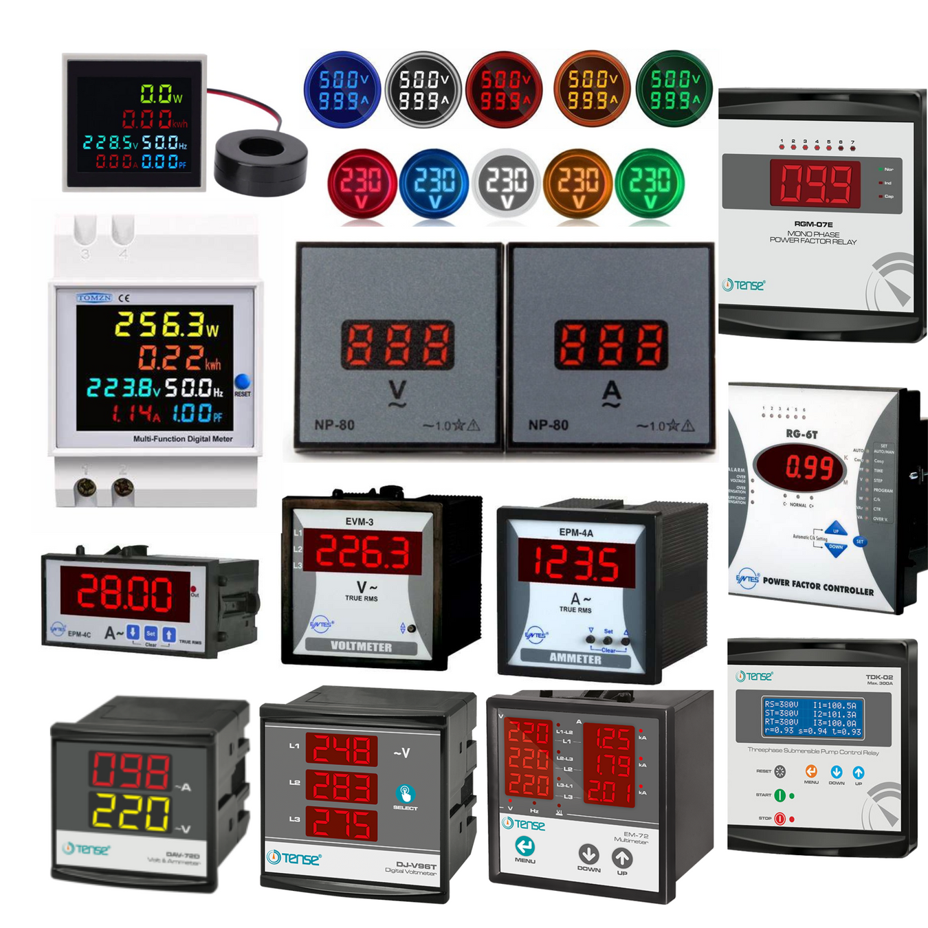 Timers, counters, Hour meters & temperature controllers