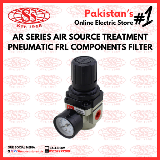 Air Regulator AR Series Air Source Treatment Pneumatic FRL Components Filter, standard store, standard electric co.