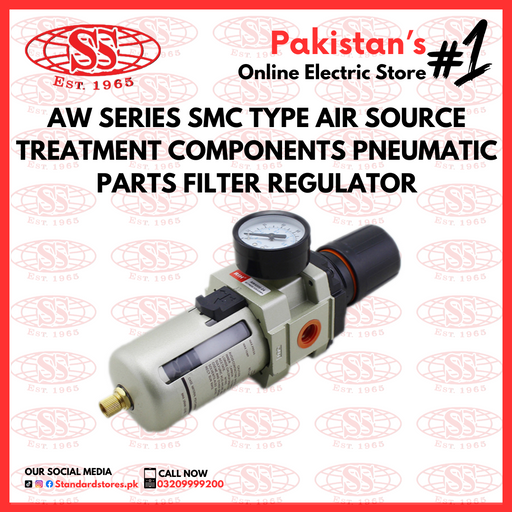 AW Series SMC Type Air Source Treatment Components Pneumatic Parts Filter Regulator, standard store, standard electric co.