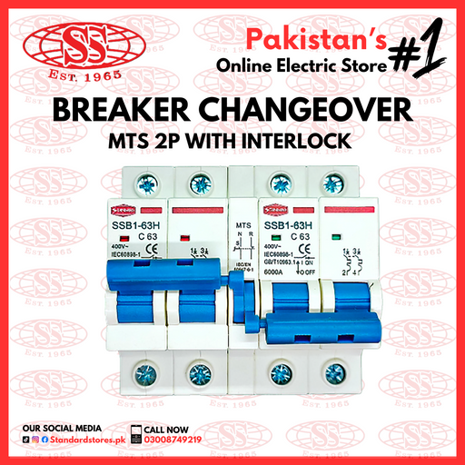 Breaker Changeover MTS 2p 63amp tomzn standard 