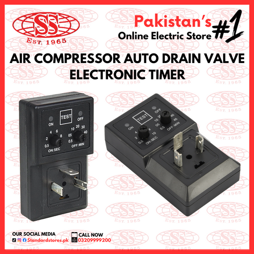 Air Compressor Auto Drain Valve Electronic Timer standard store, standard electric co.