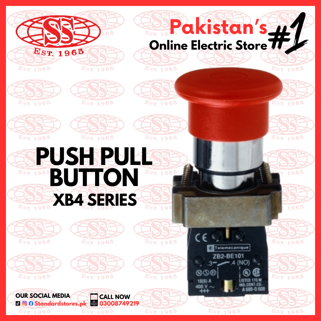 Emergency Push Pull Button XB4 Series — Standard Electric Co.