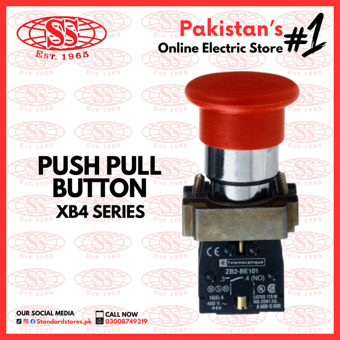 Emergency Push Pull Button XB4 Series