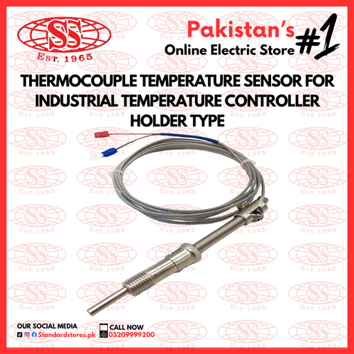 Thermocouple Temperature Sensor for Industrial Temperature Controller - Holder Type, standard store, standard electric co.