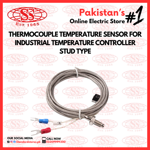 Thermocouple Temperature Sensor for Industrial Temperature Controller Stud Type , standard store, standard electric co.