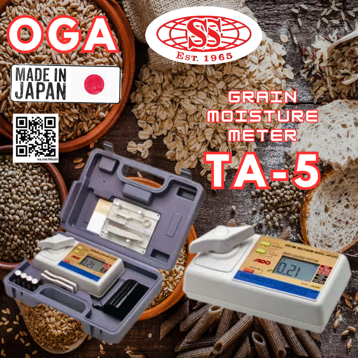 Digital Grain Moisture Meter OGA TA-5 (Made in Japan)