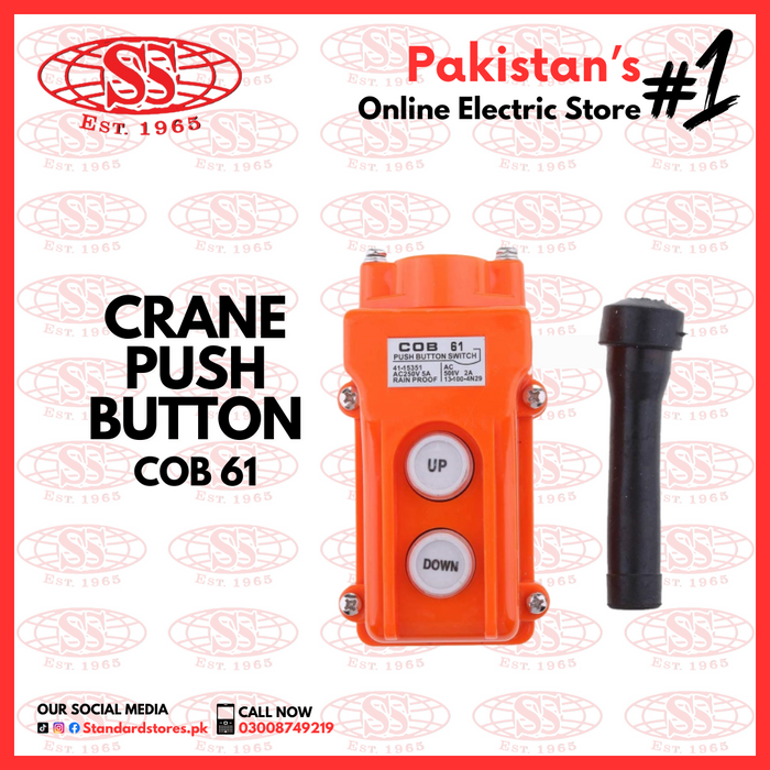 Crane Push Button / Crane Pendent Control Station Rainproof