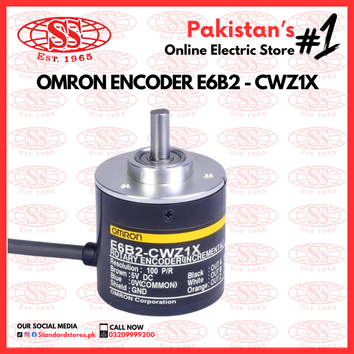 Omron E6B2-CWZ1X Incremental Rotary Encoder, standard store, standard electric co.