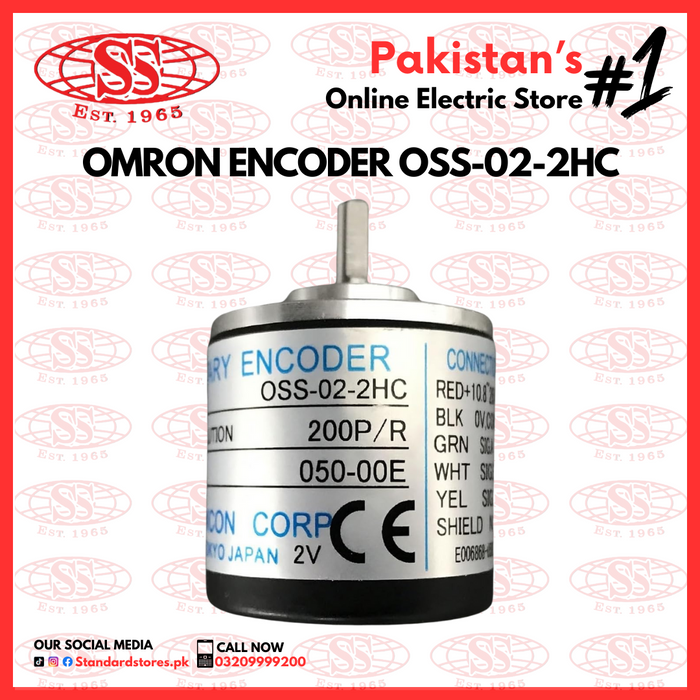 Omron Encoder OSS-02-2HC Nemicon High Resolution Rotary Encoders, standard store, standard electric co.