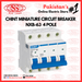 CHINT Miniature Circuit Breaker  NXB-63  4 Pole, standard store, standard electric co.