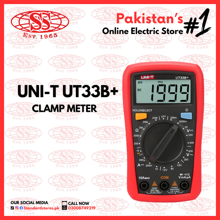 Digital Multi Meter UT33B+ UNI-T