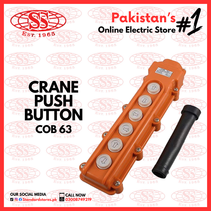 Crane Push Button / Crane Pendent Control Station Rainproof