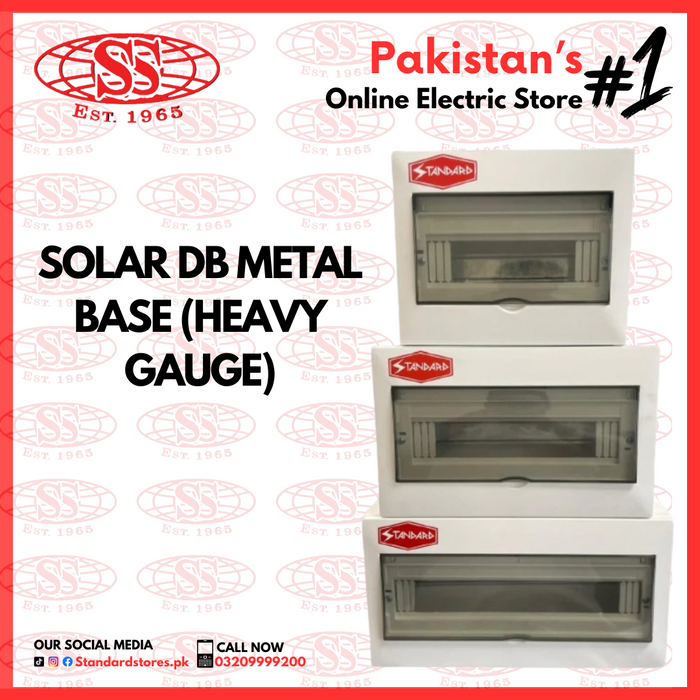 Solar DB Metal Base (Heavy Gauge)