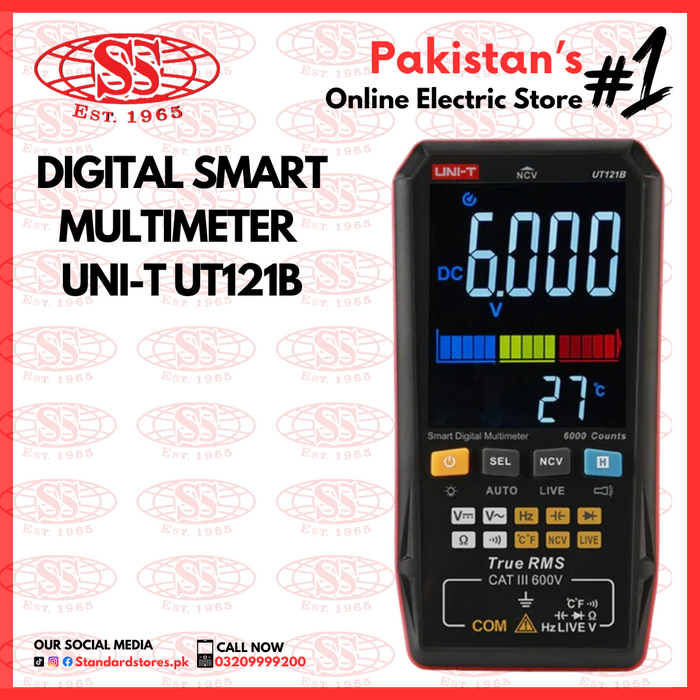 Digital Smart Multimeter UNI-T UT121B