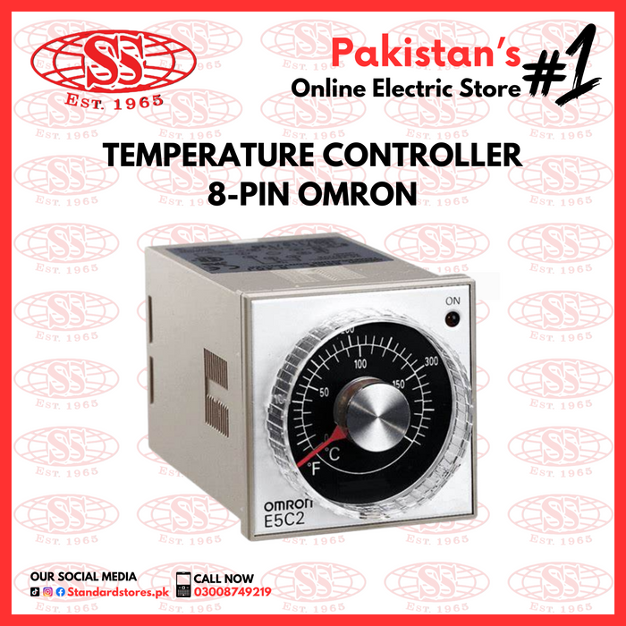 Temperature Controller 22OVAC 8-Pin Omron