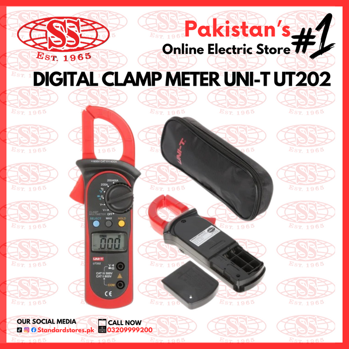 Digital Clamp Meter UNI-T UT202