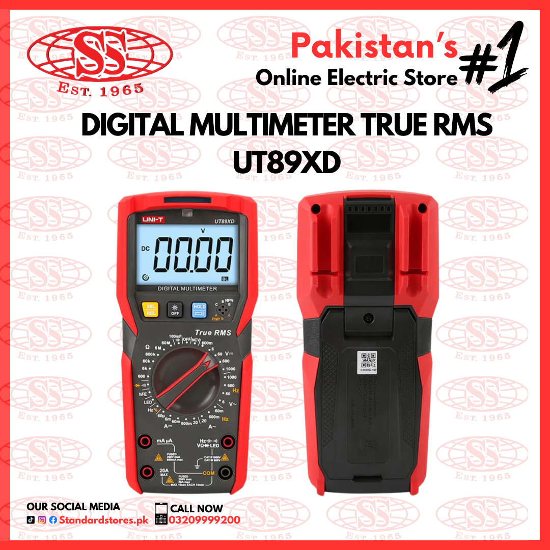 Ut89xd Digital Multimeter True RMS UT89XD — Standard Electric Co.