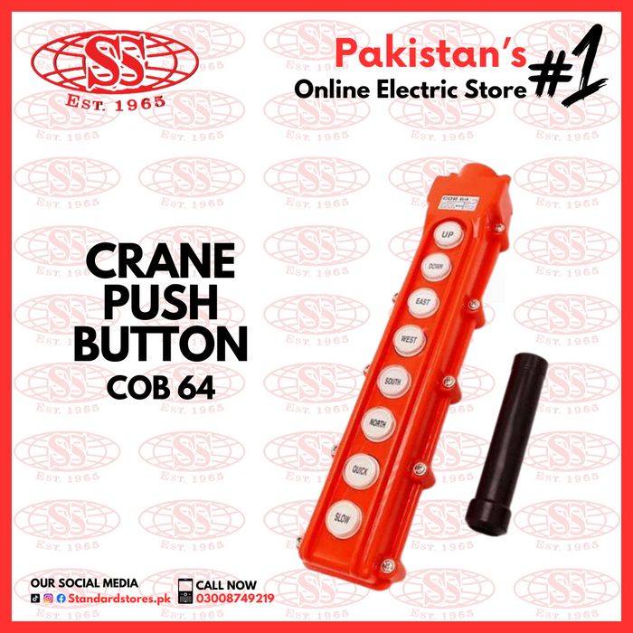 Crane Push Button / Crane Pendent Control Station Rainproof