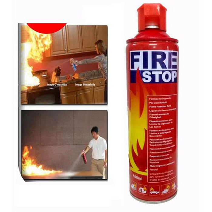 Fire Stop Spray Portable foamy Fire Extinguisher 500ml