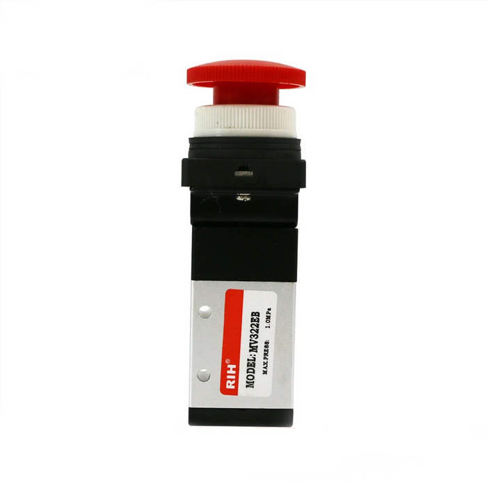 Emergency Stop Pneumatics Mechanical 2/1 Valve Emergency stop Self-locking button