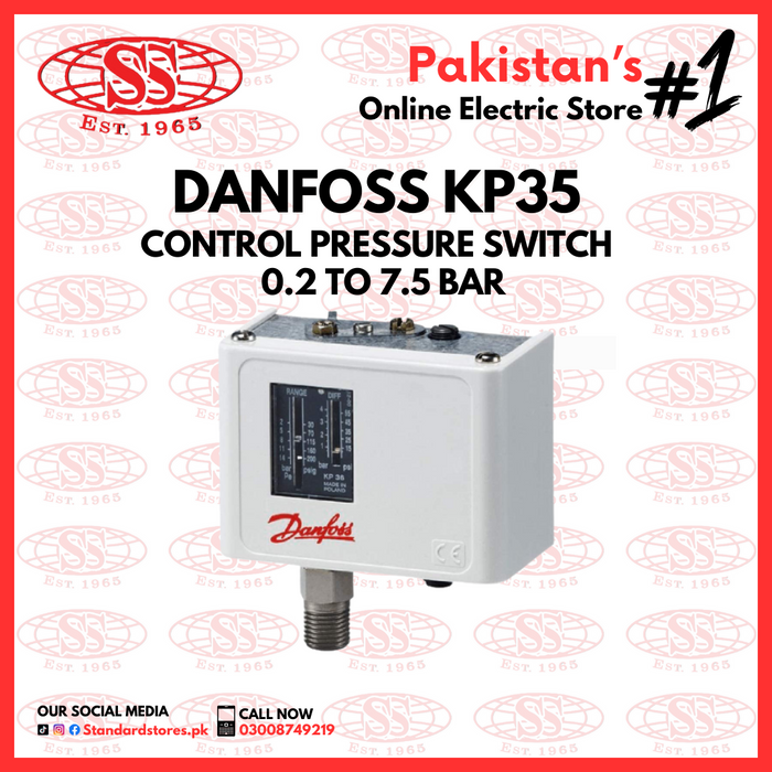 Pressure Control Switch DANFOSS  KP36 / KP35 / KP1