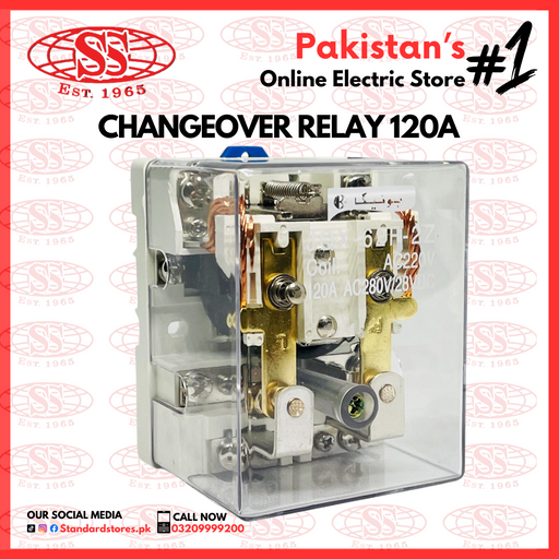 Boneega Changeover Relay 120A (JQX-62F), Standard Store, standard electric co.