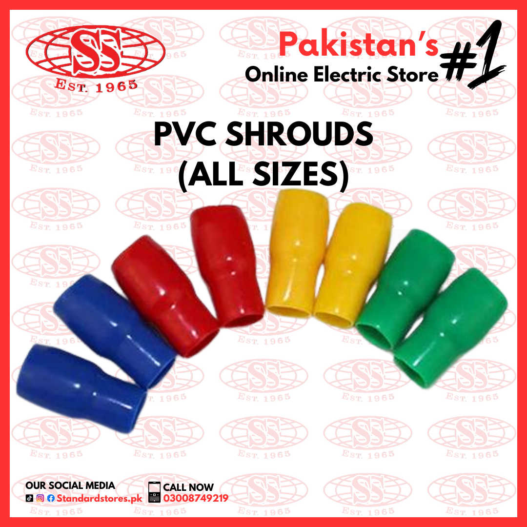 Pvc Schroude Electrical Wire PVC Shrouds (All Sizes) — Standard Electric Co.