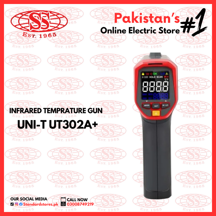 UNI-T UT302C+ / UT302A+ Infrared Temperature Gun