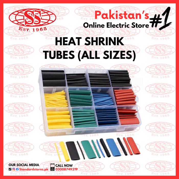 Wire Insulation Heat Shrink Tubes (Per/ft) (All Sizes)