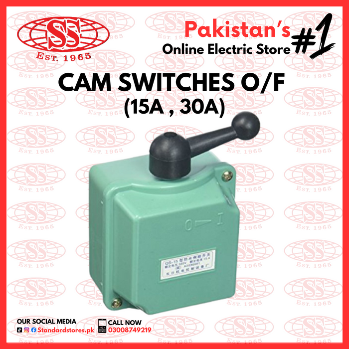 CAM ELECTRIC STARTER SWITCHS ON/OFF (15A/30A)