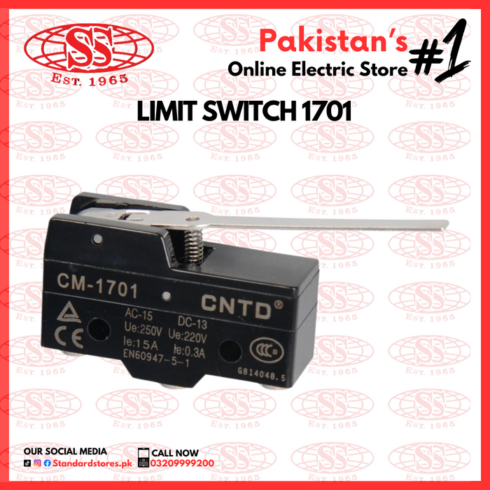 Limit Switches 1701, standard store, standard electric co.