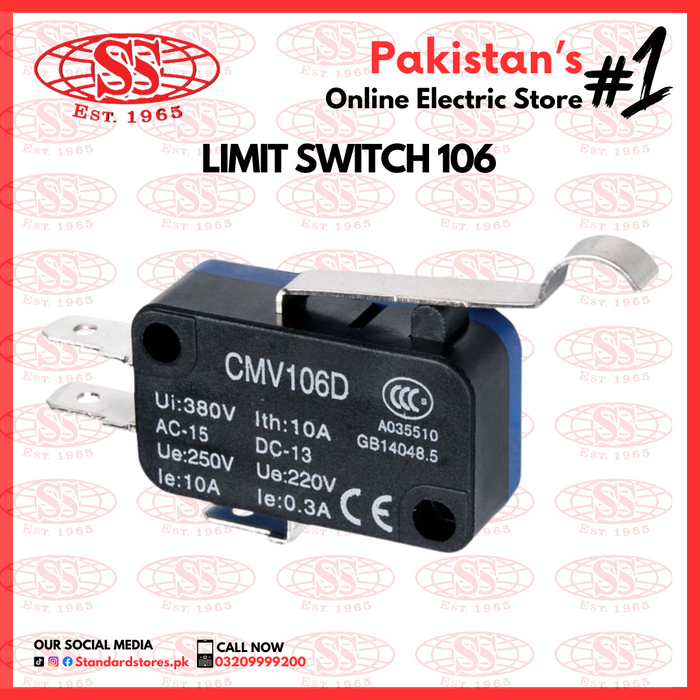 Limit Switches 106, standard store, standard electric co.