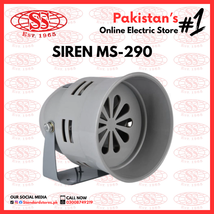 Alarm Hooter/Sirens MS-190 / MS-290 / MS-390 / MS-490