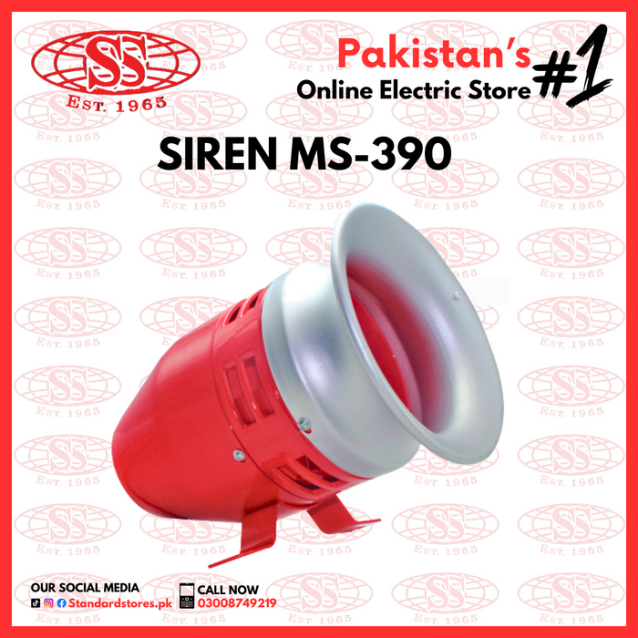 Alarm Hooter/Sirens MS-190 / MS-290 / MS-390 / MS-490