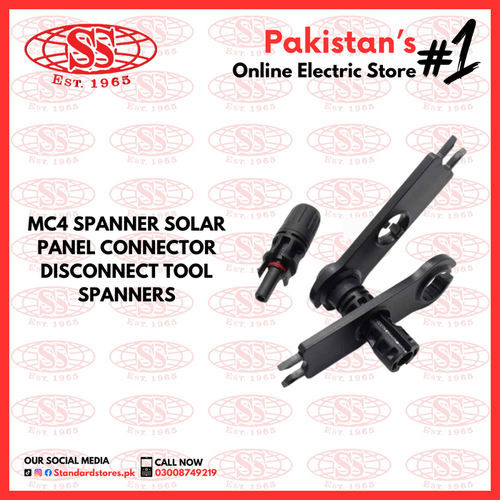 MC4 Plastic Spanner PV Solar Connector/Disconnector