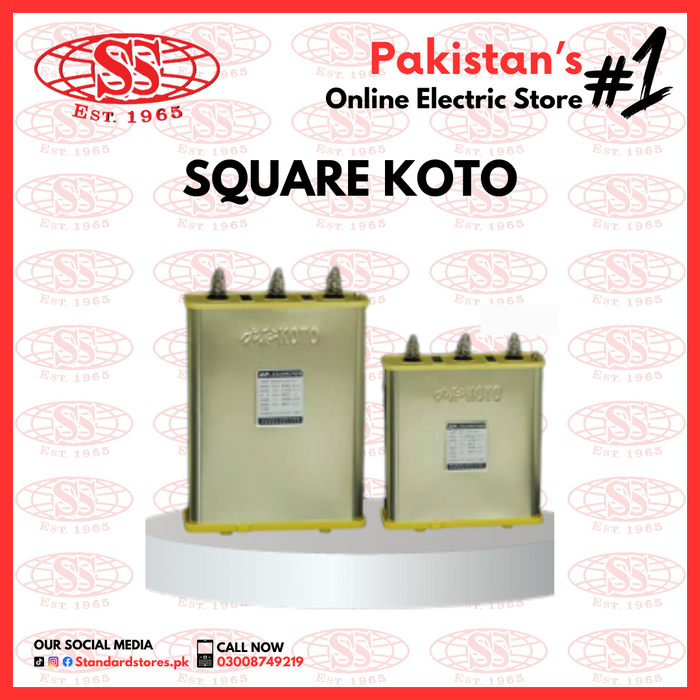 Power Factor Capacitors 3 Phase KOTO (Square/Dry Type)