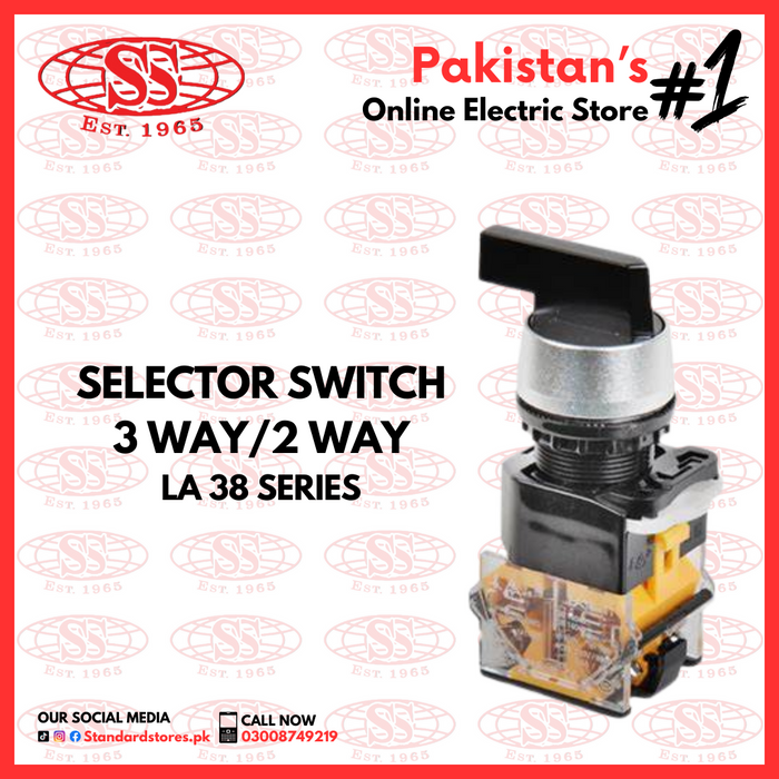 Selector Switch 3Way/2Way LA 38