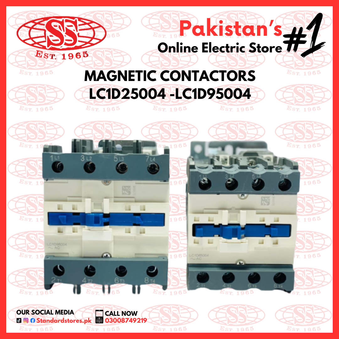 Magnetic Contactors - LC1D25004 - LC1D95004 — Standard Electric Co.