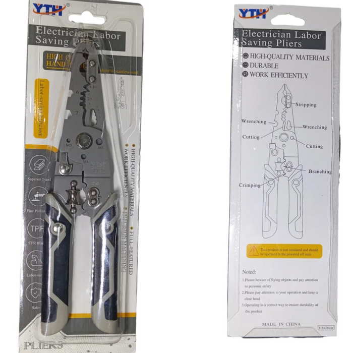 YTH Y712 Multi-Functional Stripping Cutter Pliers