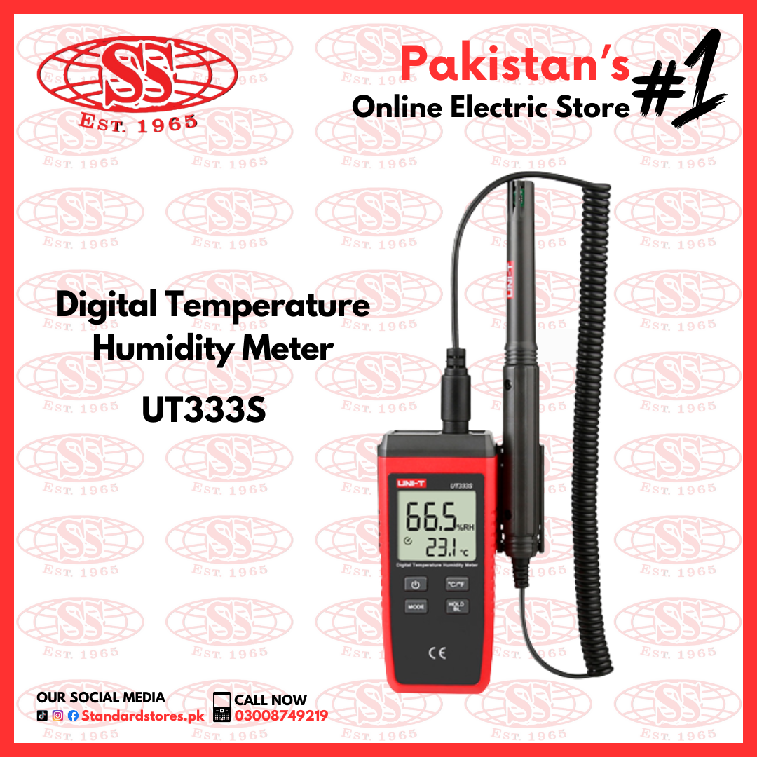 UNI-T Uni-Trend UT333S Handheld Temperature And Humidity Meter Digital ...