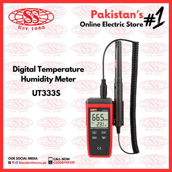 Digital Temperature Humidity Meter UT333S