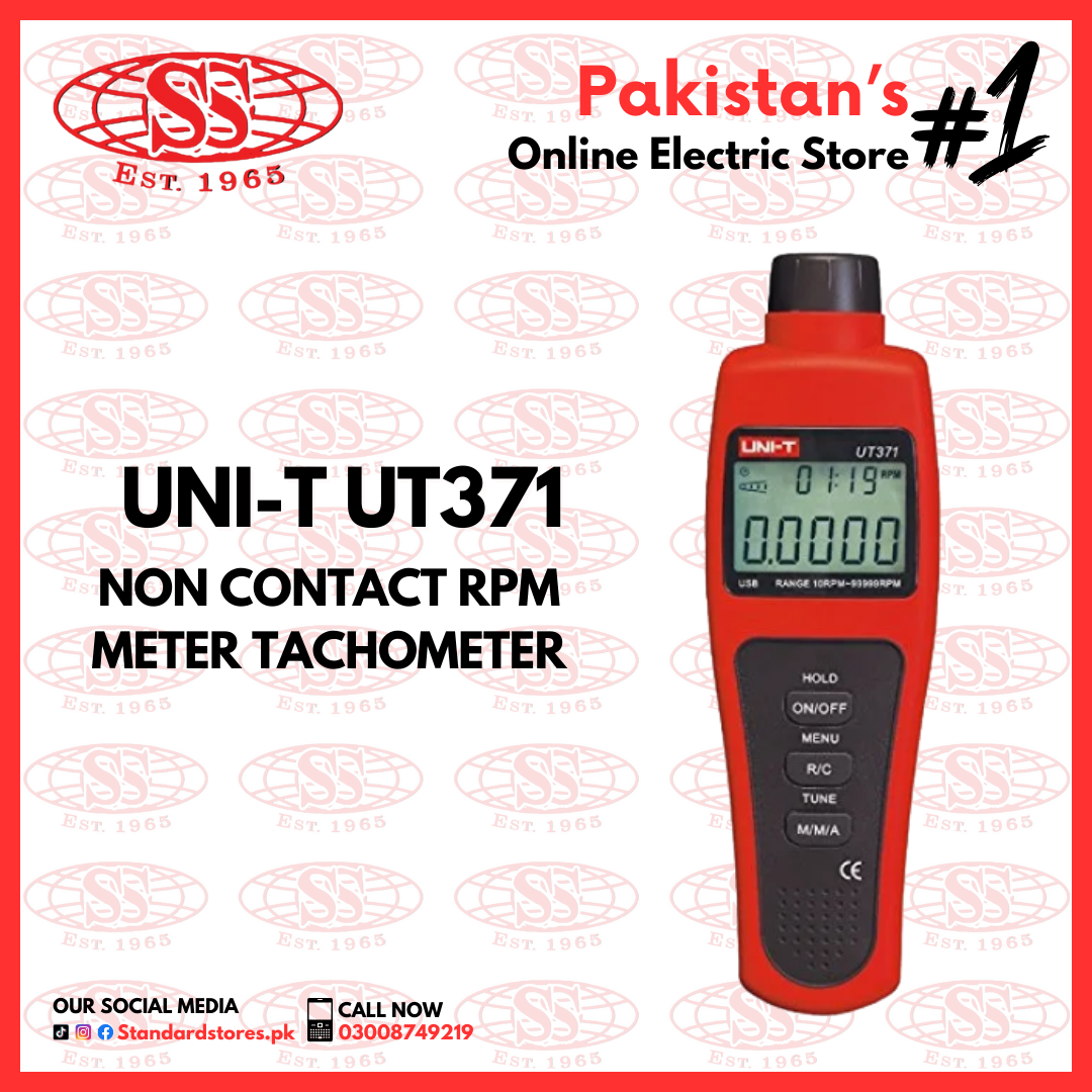 UNIT Non Contact RPM Meter Tachometer UT371 — Standard Electric Co.