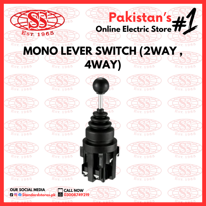 Mono Lever Electrical Switch 30mm (2 Way, 4 Way)