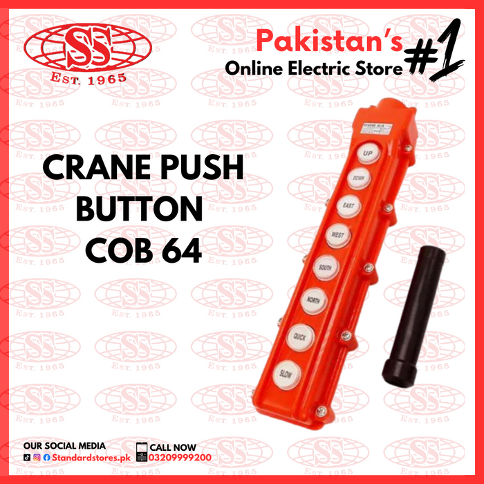 Crane Push Button / Crane Pendent Control Station Rainproof