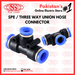 SPE / Three Way Union Hose Connector, standard store, standard electric co.