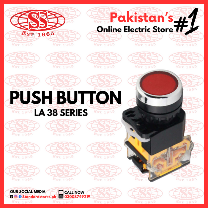 Push Button 22mm LA38 series