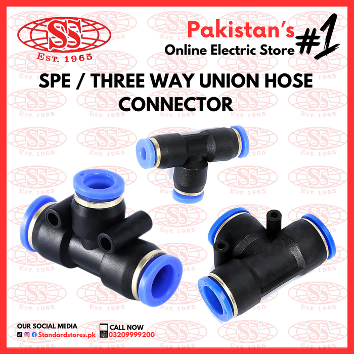 SPE / Three Way Union Hose Connector