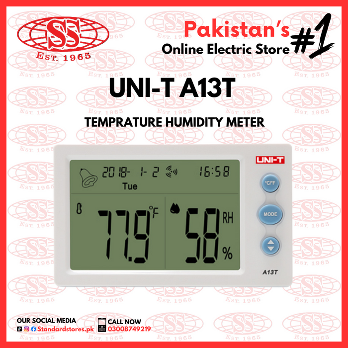 Temperature Humidity Meter UNI-T A13