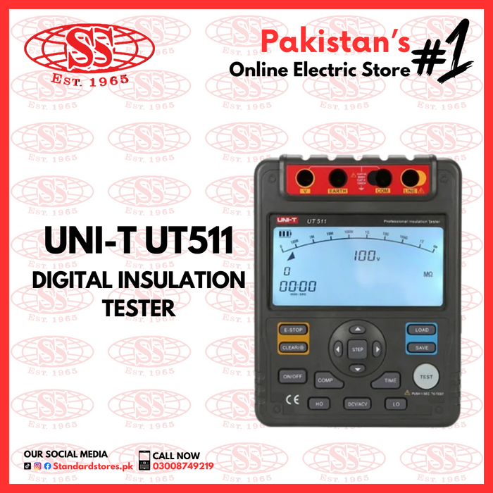 Digital Insulation Tester UNI-T - UT511