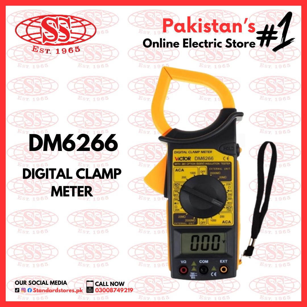 Digital Clamp Meter DM 6266 — Standard Electric Co.